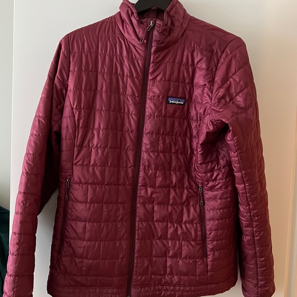 Patagonia Nano Puff jacket women’s large pink/purple colour